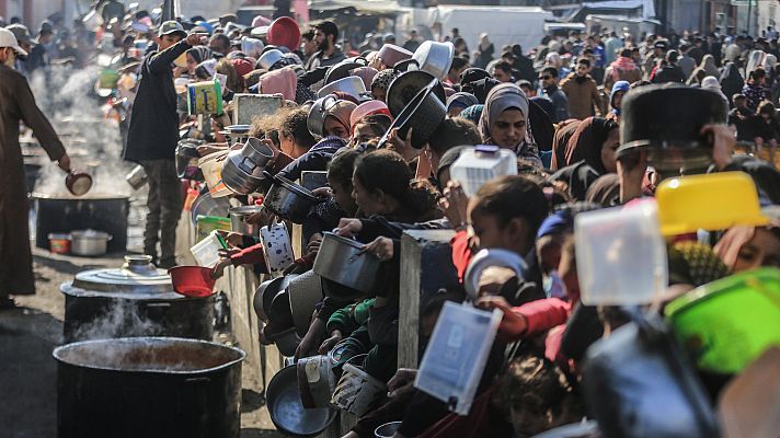Telediario Fin de Semana - Ráfah, al límite por los bombardeos y la llegada de desplazados