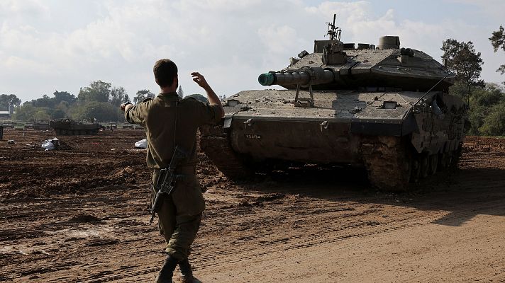 Telediario 1 - Los periodistas locales, testigos del horror en Gaza