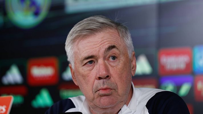 Telediario 1 - Ancelotti se muestra "feliz" tras su renovación y descarta fichar un central