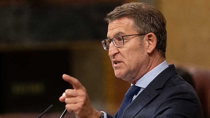 Telediario 1 - El PSOE pide explicaciones al PP sobre una reunión con Junts en agosto y Tellado lo rebaja a "un café"