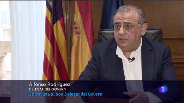 Informatiu Balear - Primera entrevista a Alfonso Rodríguez, nou Delegat del Govern.