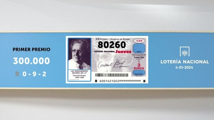 SELAE - Sorteo de la Lotería Nacional del 04/01/2023