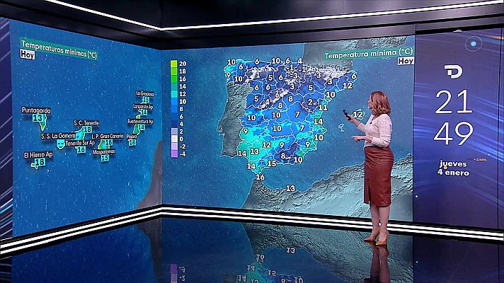 El tiempo - Intervalos de viento fuerte en la costa de Galicia