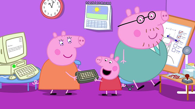El despacho de Peppa (en Inglés) - Peppa Pig en inglés | Watch