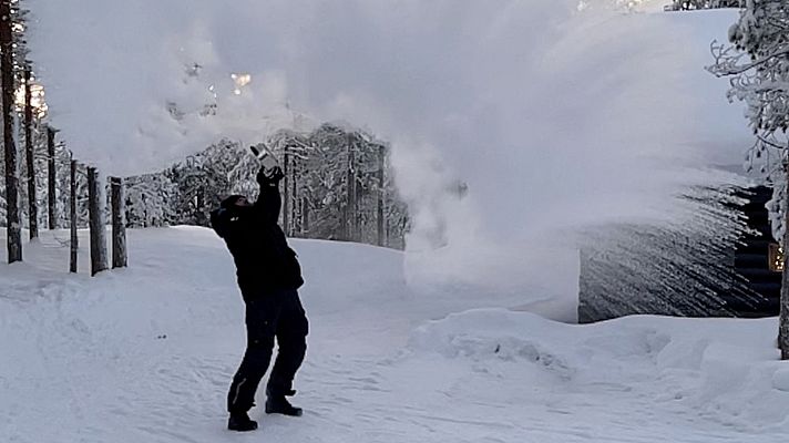 Telediario Fin de Semana - Una ola de frío azota el norte de Europa