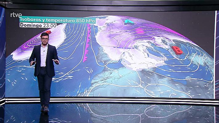 El tiempo - Precipitaciones localmente fuertes en Baleares y, también persistentes, en el Cantábrico oriental