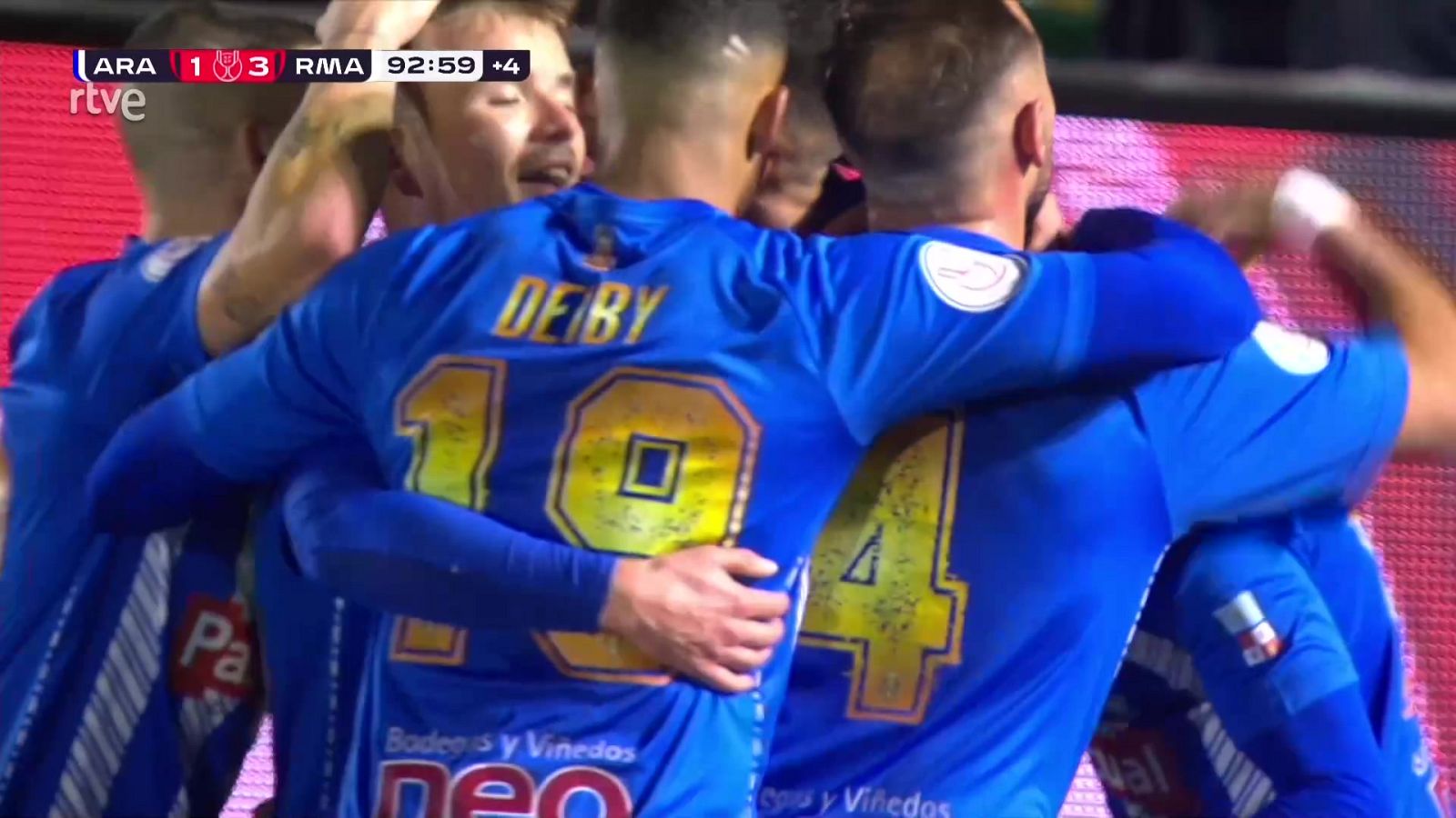 Raly Cabral marcó el gol de la honra de la Arandina contra el Real Madrid en Copa del Rey