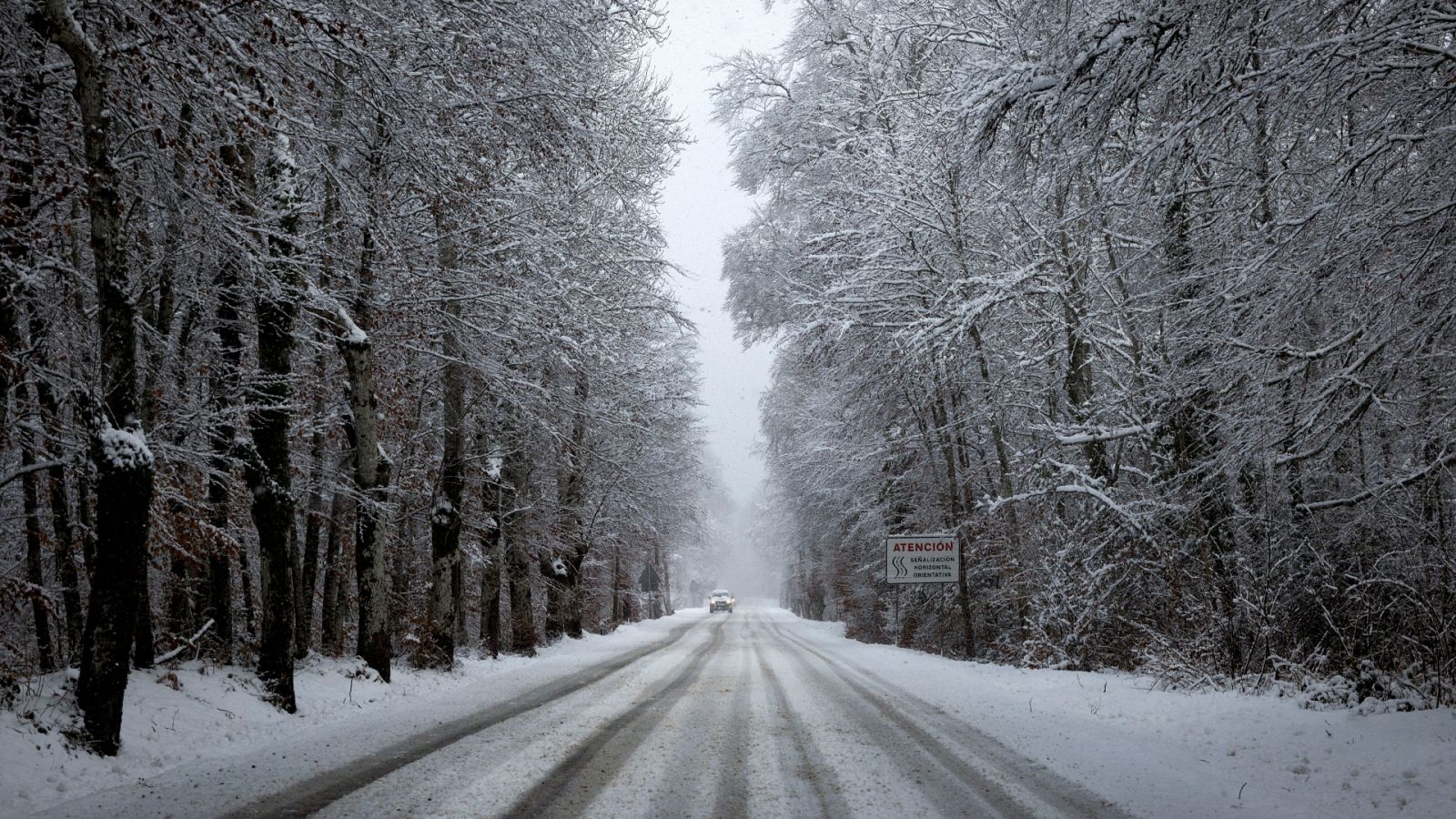 Lluvias en el Cantábrico oriental y nevadas en Pirineo, Navarra y País Vasco