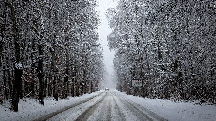 El tiempo - Lluvias en el Cantábrico oriental y nevadas en el Pirineo, Navarra y País Vasco