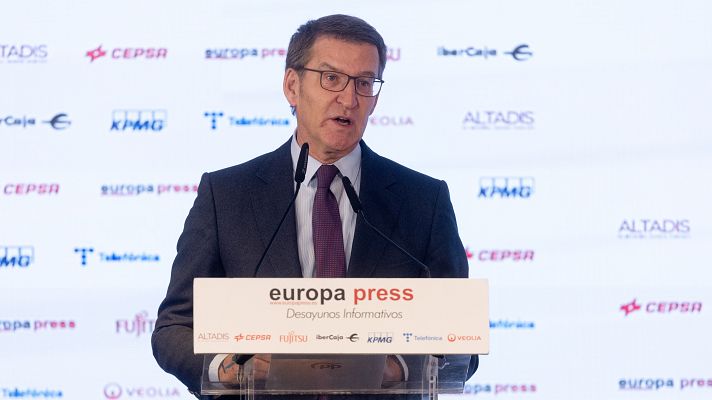 Informativo 24h - Feijóo anticipa el 'no' del PP a los primeros decretos de Sánchez: "No arreglaremos los problemas internos de su desgobierno"