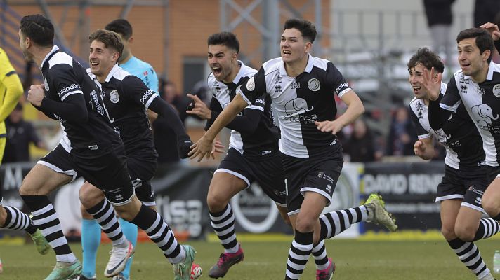 Telediario 2 - Unionistas elimina al Villarreal de la Copa en una mítica tanda de penaltis