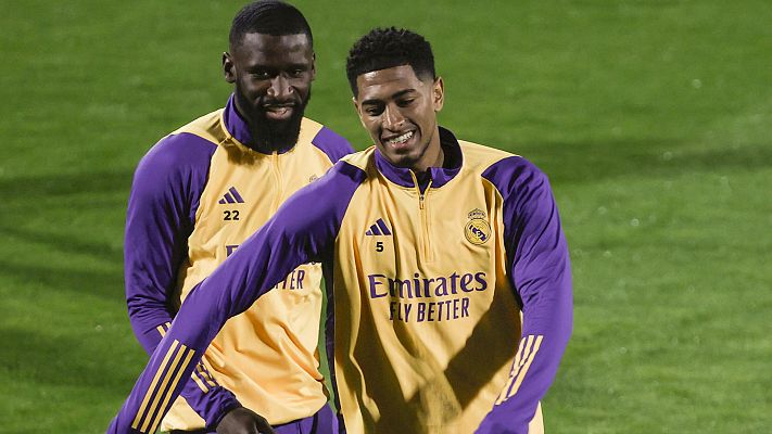 Telediario 1 - Así llegan Real Madrid y Atlético a su duelo en semis de la Supercopa