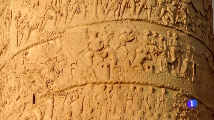 Telediario 1 - La columna de Trajano, una obra de ingeniería con 20 siglos