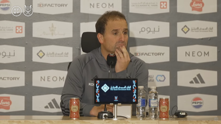 Fútbol - Jagoba Arrasate: "Nos sentimos perjudicados"