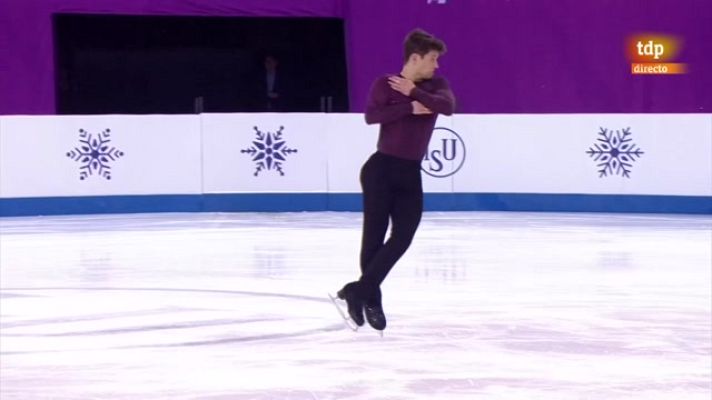 Patinaje sobre hielo - Campeonato de Europa. Libre masculino grupo 3