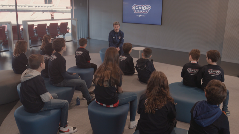 Antoine Griezmann se somete a los periodistas más exigentes: "Mi gol más especial fue el primero en el Metropolitano"