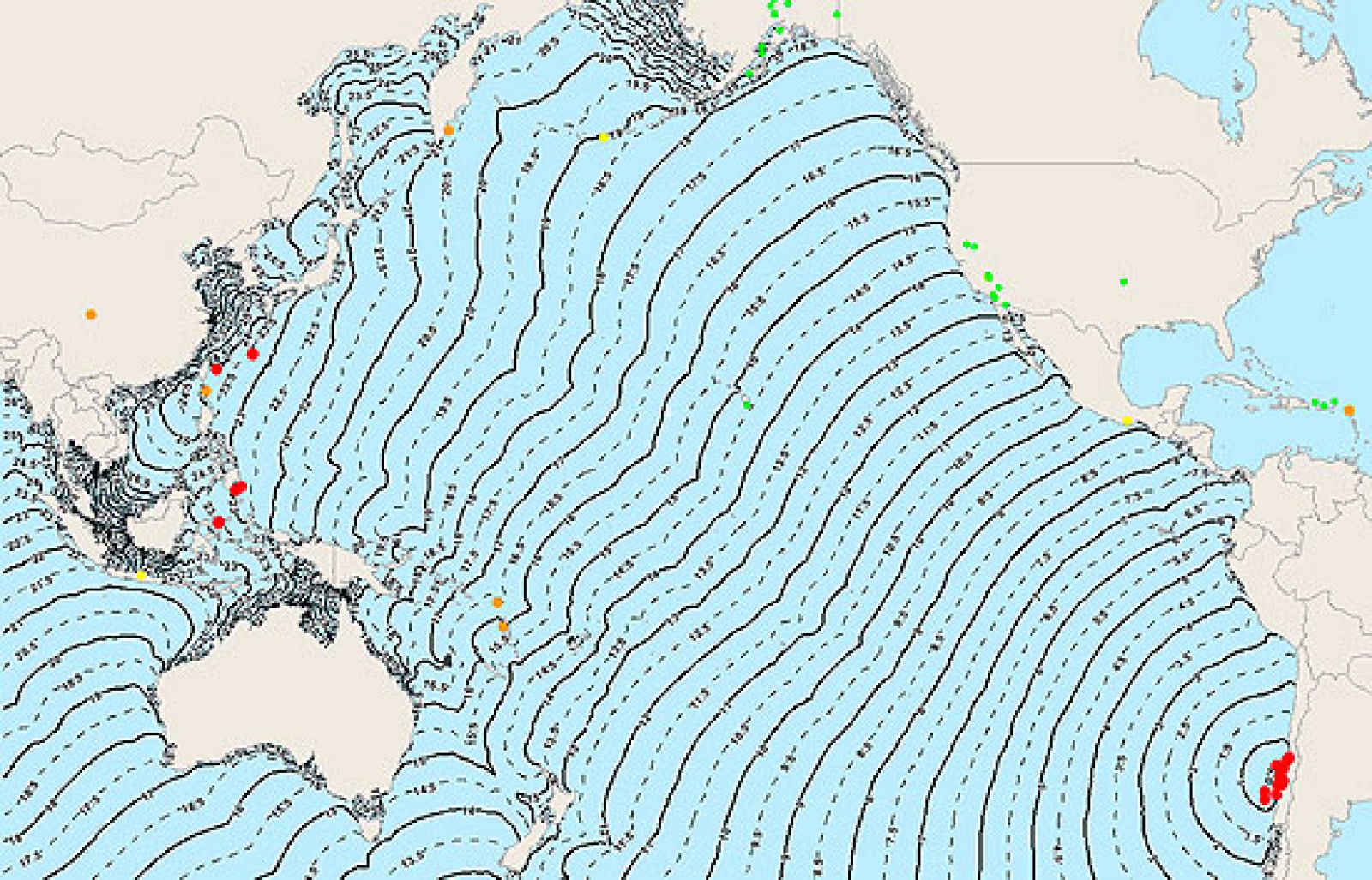 Chile está situado en una de las zonas con más actividad sísmica del mundo