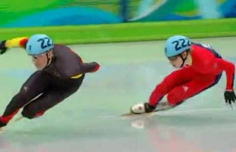 Patinaje (m) relevos 5.000 m (finales)