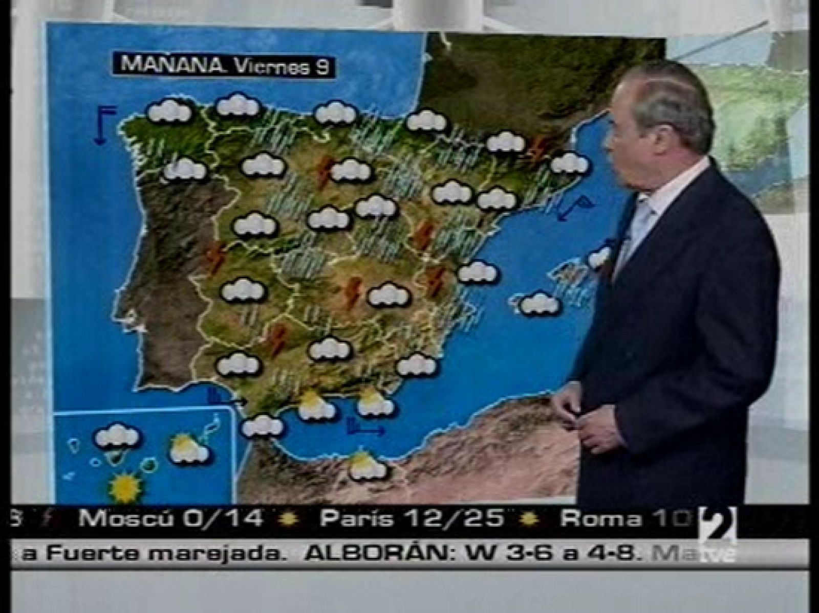Previsión del tiempo para el viernes 9 de mayo