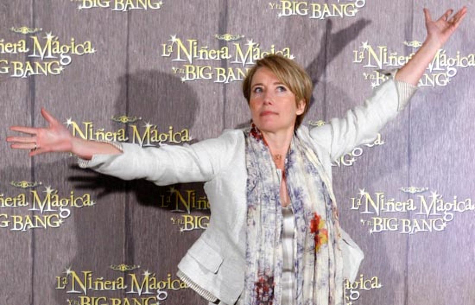 Emma Thompson presenta en Madrid 'La niñera mágica y el big bang' | Ver
