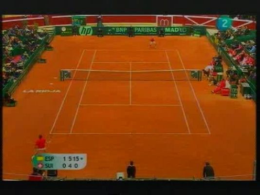  - Wawrinka rompe la raqueta de rabia