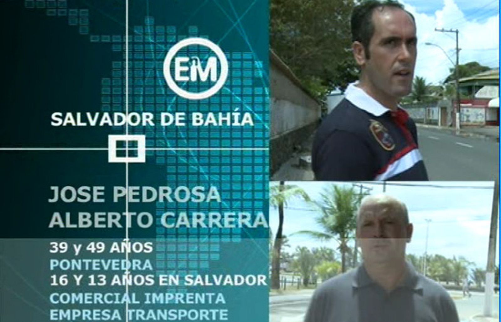 Españoles en Salvador de Bahía - Alberto y Jose