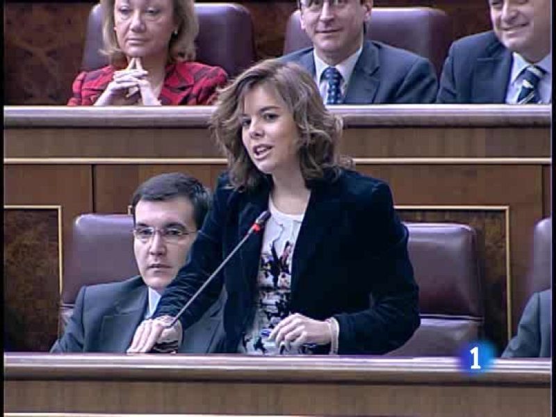 Salgado ha tenido un duro rifi-rafe con la portavoz del Partido Popular en el Congreso | Ver