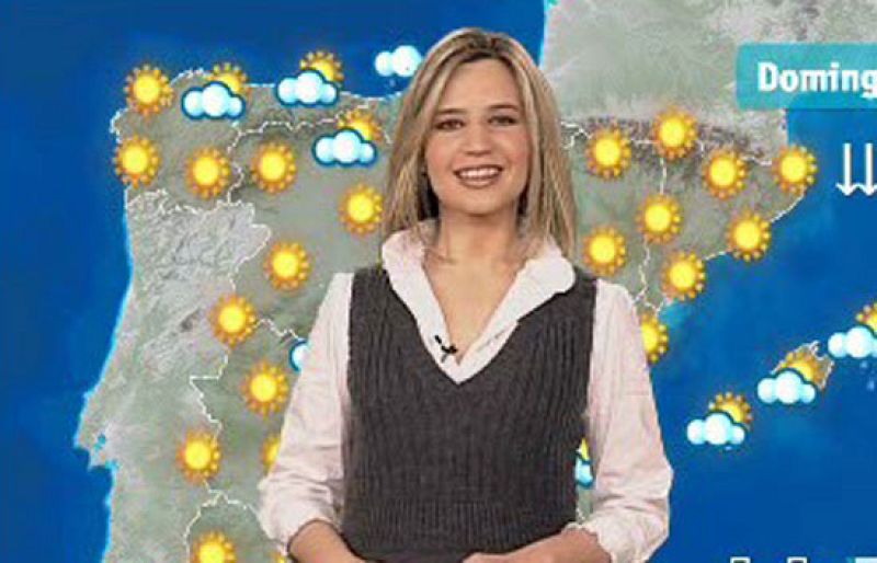 Cielos pocos nubosos o despejados en casi toda España