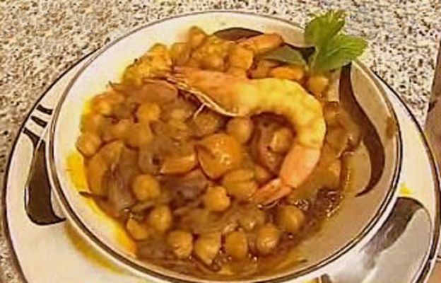 RTVE Cocina - Garbanzos con langostinos