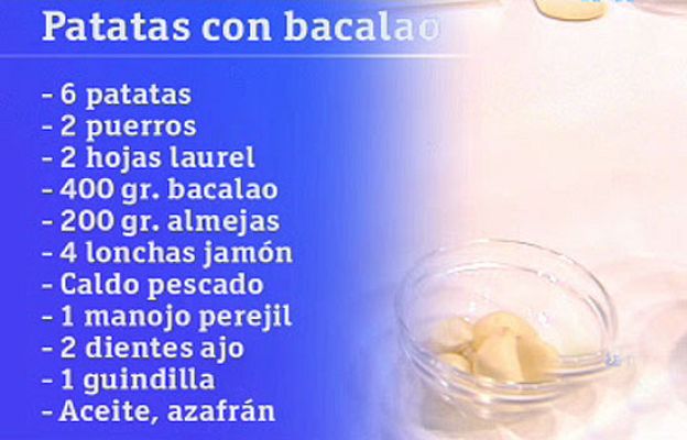 RTVE Cocina - Patatas con bacalao a la vasca