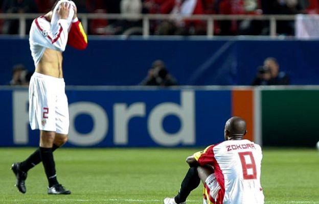 Champions League - Noche aciaga en el Pizjuán