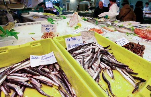  - Anchoas a 28 euros el kilo