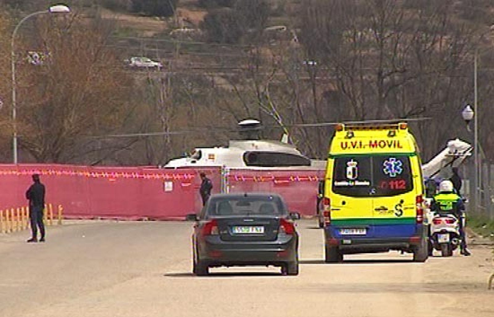 La Reina suspende un viaje en helicóptero de Toledo a Madrid por una avería en el aparato | Ver