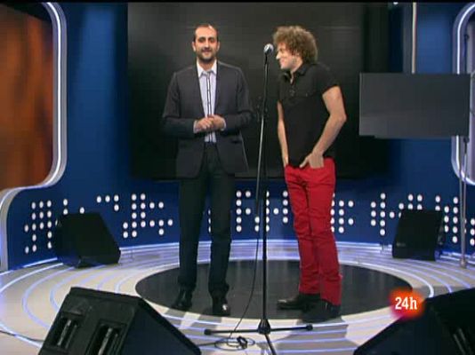 Eurovisión - Daniel Diges canta en 'DxT Noche'