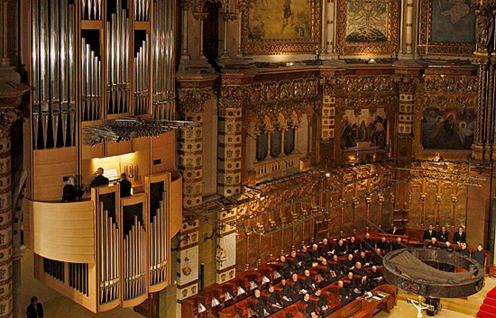 El monasterio de Montserrat en Barcelona ha estrenado su nuevo órgano monumental