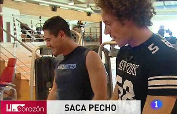 Eurovisión - Daniel Diges en el gimnasio