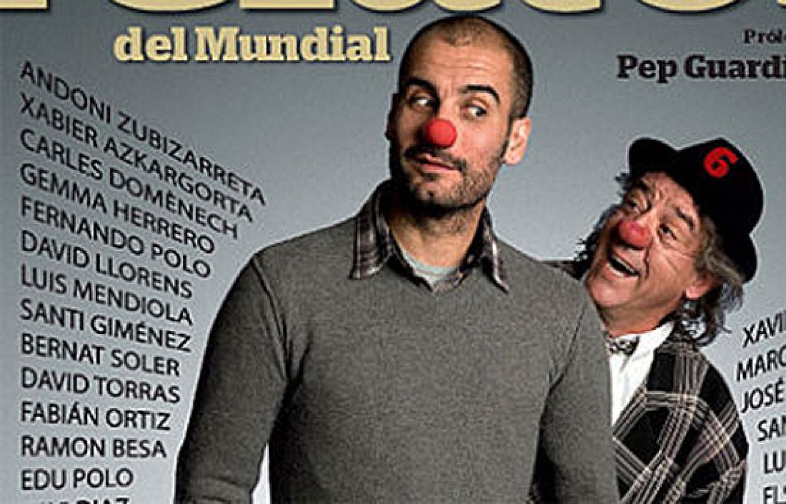 El entrenador del Barcelona Pep Guardiola apadrina un libro solidario escrito por 37 periodistas deportivos.