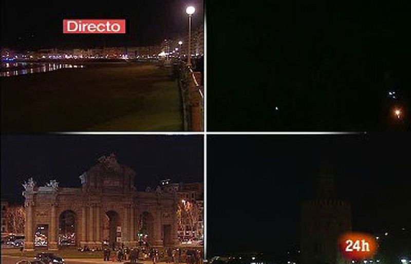 España se suma al apagón contra el cambio climático