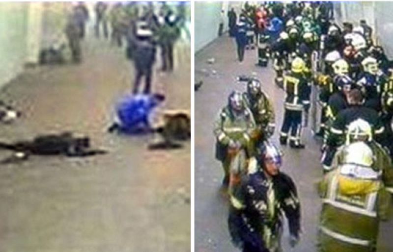 Pánico en el interior del metro tras el atentado suicida en Moscú