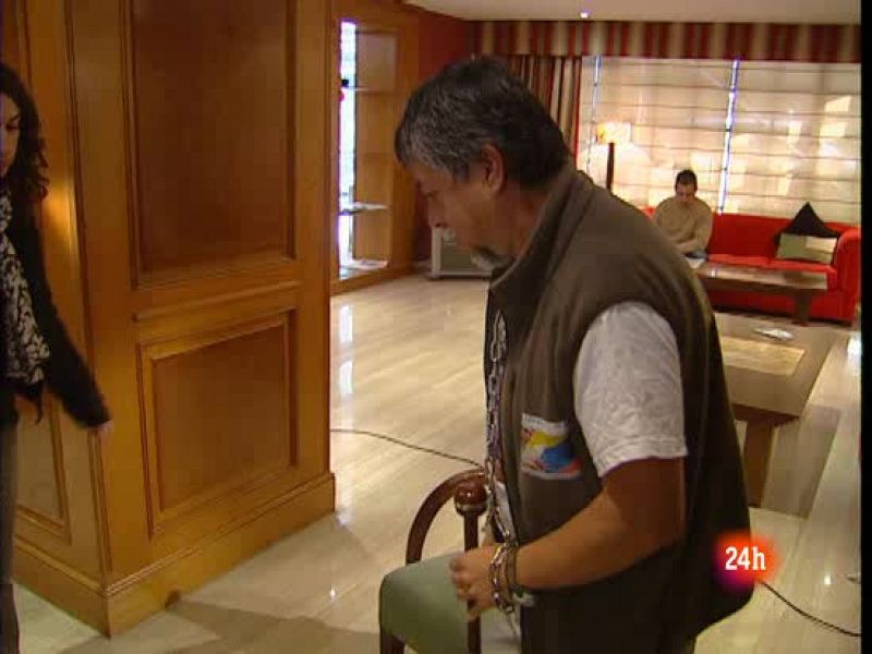 Perfil de Gustavo Moncayo, "el caminante por la paz", entrevistado por TVE en 2007