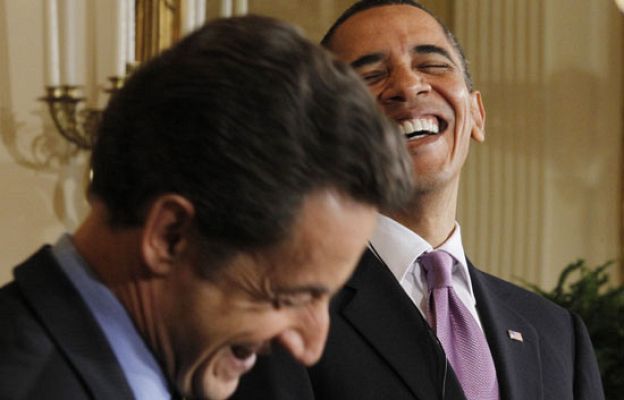  - Obama y Sarkozy sintonizan