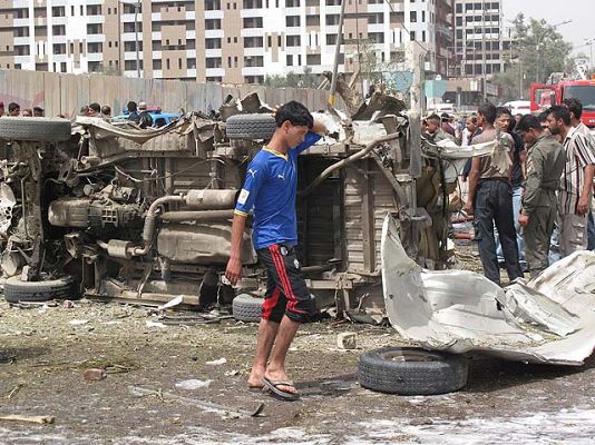  - Daños en embajada española en Irak