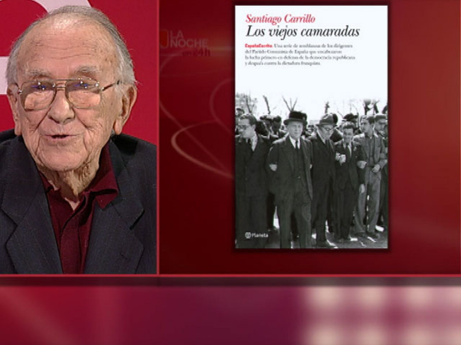 Noche 24 - La noche en 24 horas entrevista a Santiago Carrillo - La noche en 24h | Ver