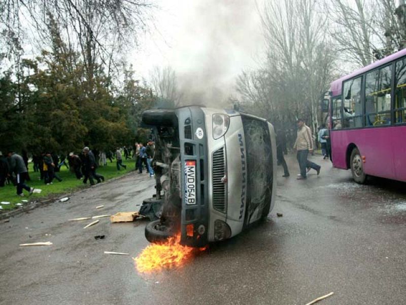 Disturbios en Kirguistán