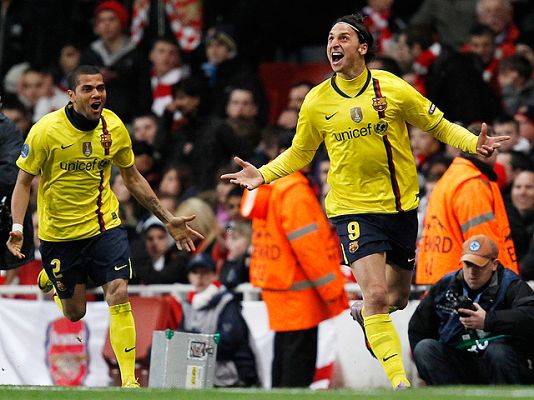 Champions League - Gol de Ibrahimovic (0-1)