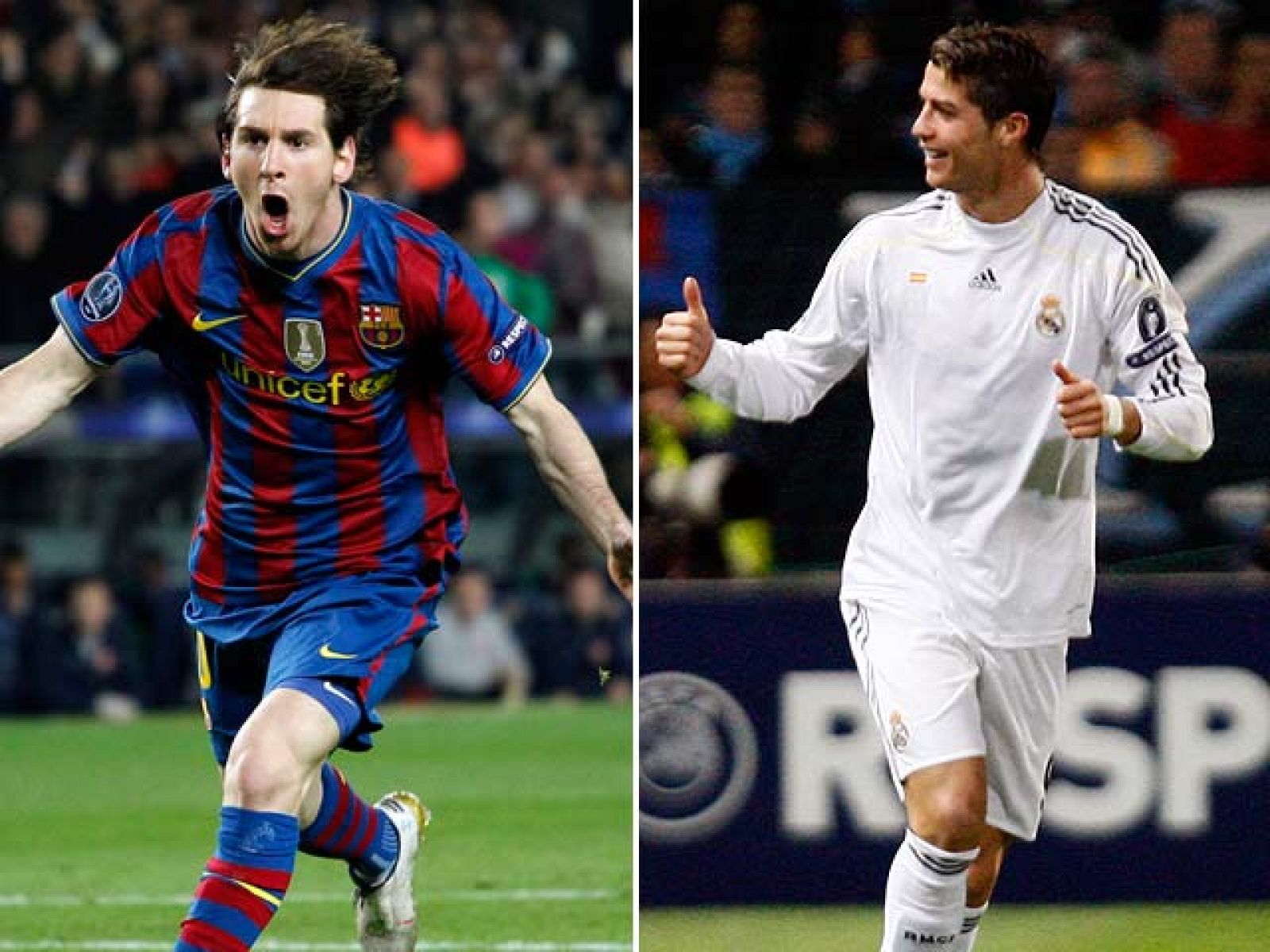 Messi y Ronaldo, frente a frente
