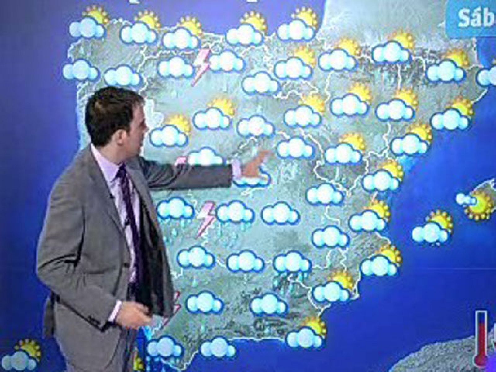 Lluvias débiles y tormentas que serán fuertes en cuadrante suroeste