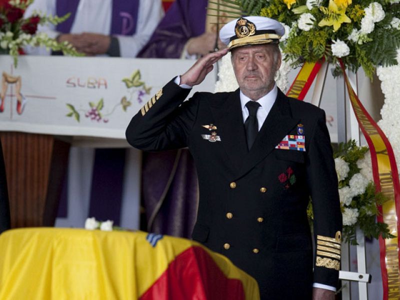 Funeral de los militares muertos en Haití