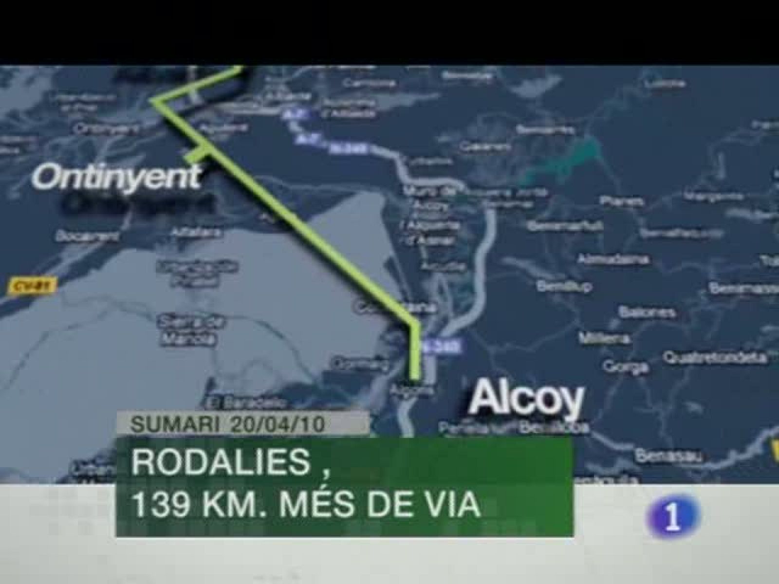 L'Informatiu. Informativo Territorial de la C. Valenciana (20/04/10)