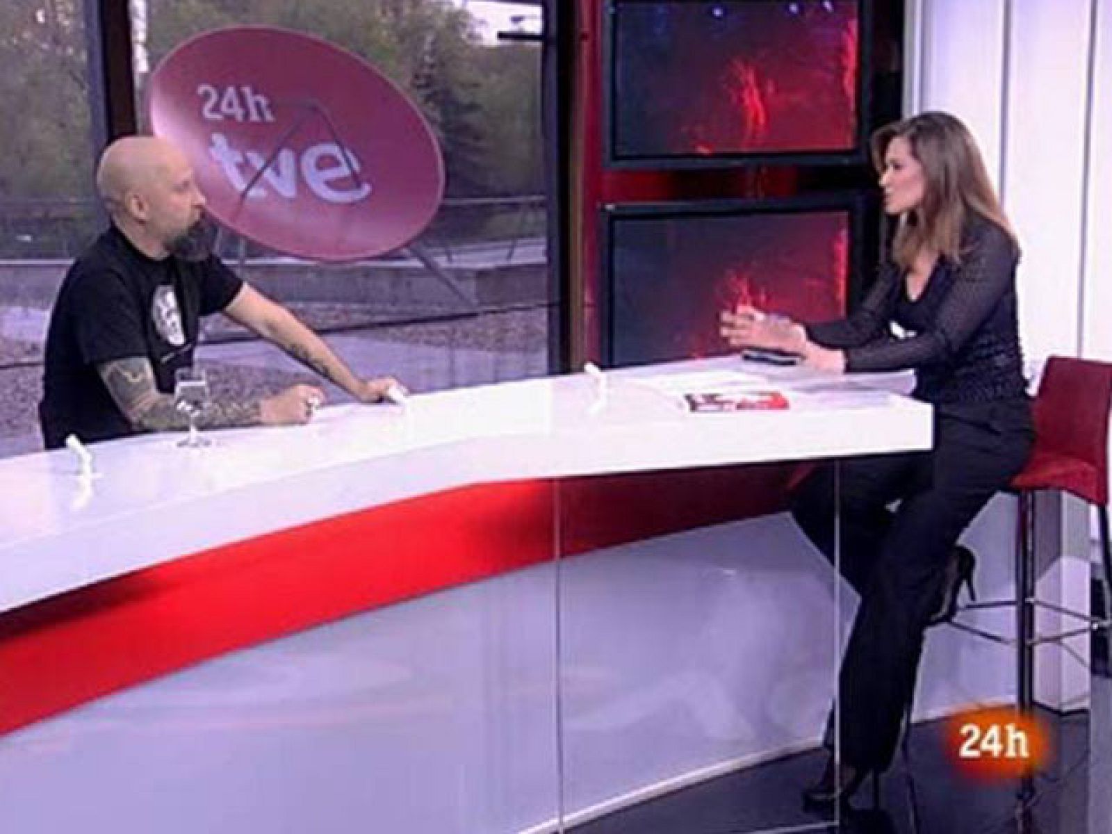 César Strawberry en La Tarde en 24 Horas